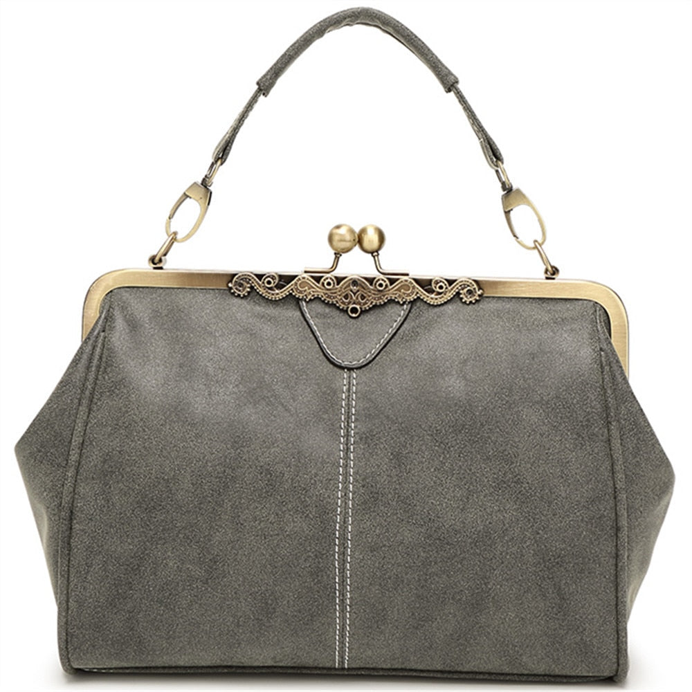 TEEK - Madam Handle Handbag BAG theteekdotcom Gray  
