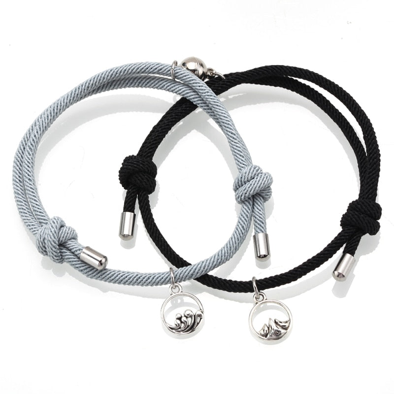 TEEK - Couple's Magnetic Bracelets JEWELRY theteekdotcom P Adjustable 