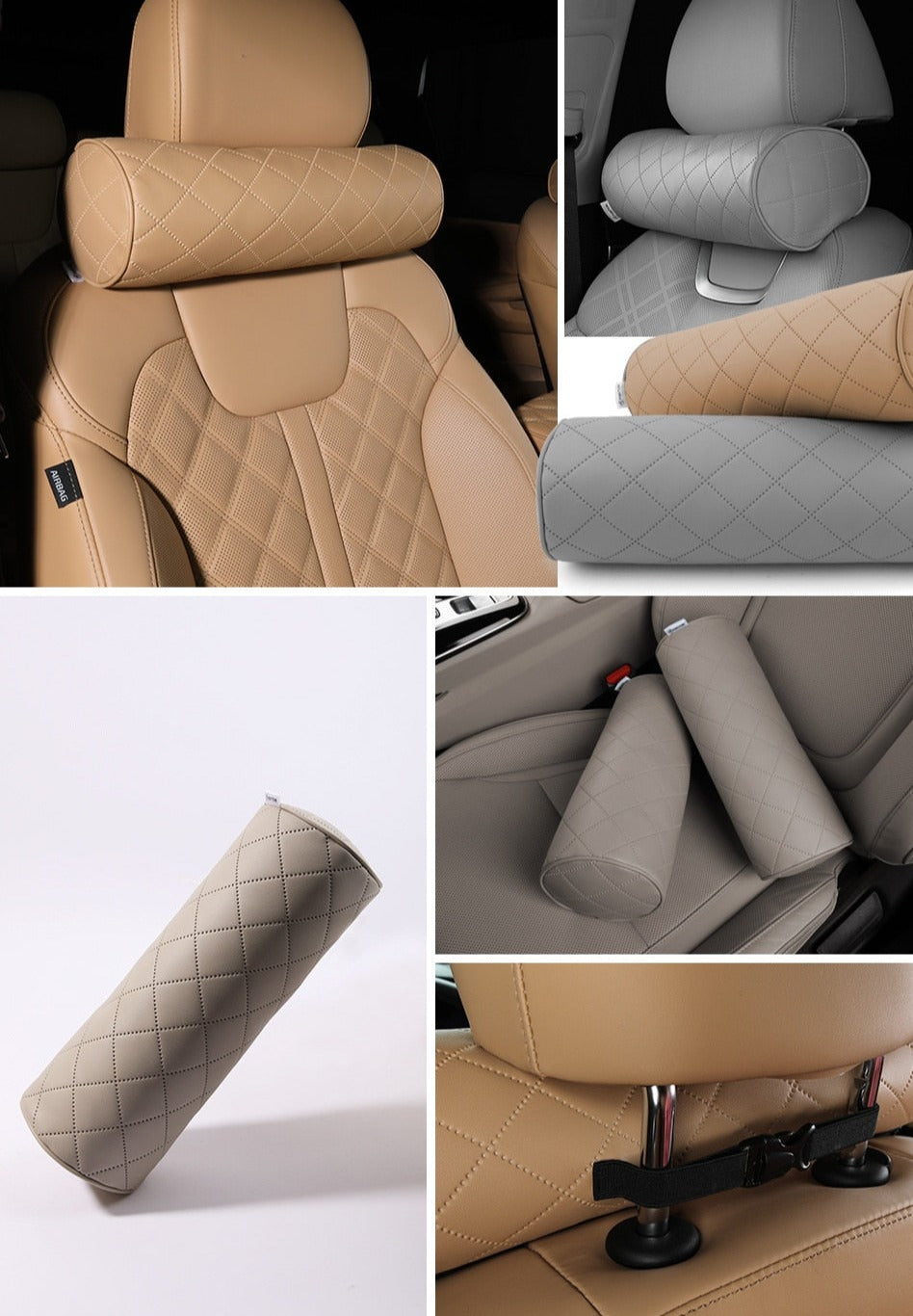 TEEK - Car Neck Cylinder Pillow AUTO ACCESSORIES theteekdotcom   