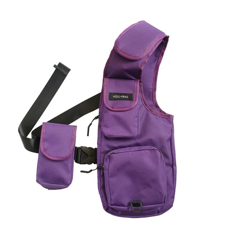 TEEK - Vest Chest Bags BAG theteekdotcom Purple  