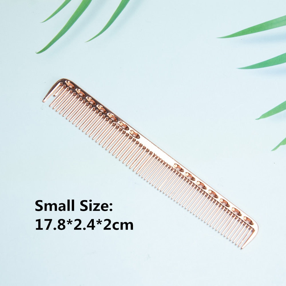 TEEK - Space Aluminum Pro Hair Combs HAIR CARE theteekdotcom Small-rose gold  