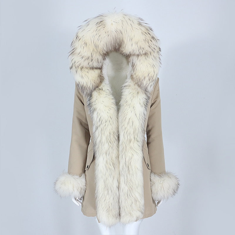 TEEK - Real Winter Detachable Coat 3 | Various Colors COAT theteekdotcom beige beige white R XS 