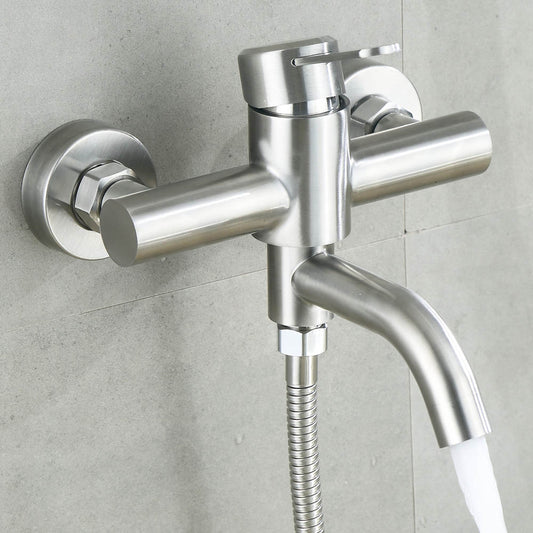 TEEK - Bathroom Stainless Steel Bathtub 3-Way Faucet HOME DECOR theteekdotcom   