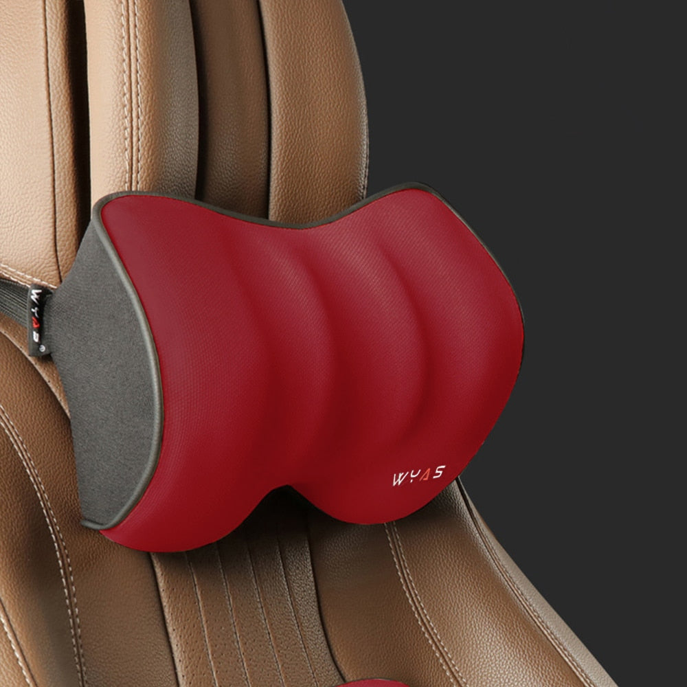 TEEK - Space Ridge Memory Foam Support Cushions TRANSPORTATION theteekdotcom headrest red  