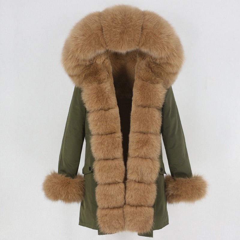 TEEK - Real Winter Detachable Coat 2 | Various Colors COAT theteekdotcom green brown XS 