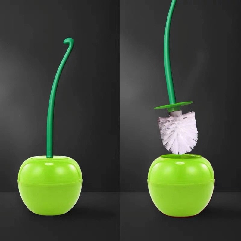 TEEK - Cherry Toilet Brush  with Holder HOME DECOR theteekdotcom Green  