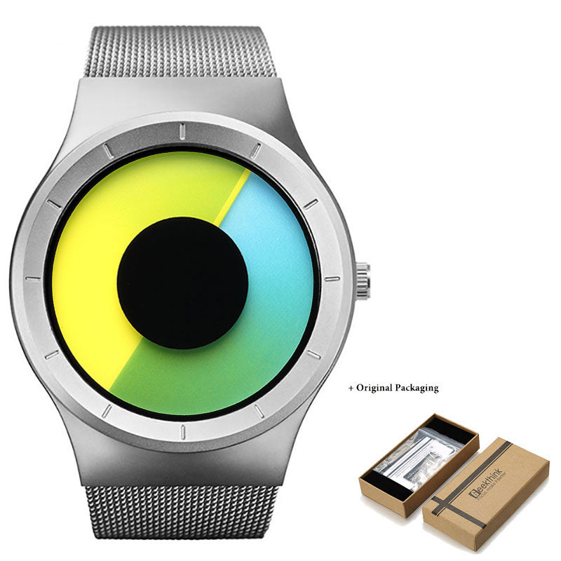 TEEK - The Color Tock Quartz Watches WATCH theteekdotcom 6002SilverYellow 25-30 days 