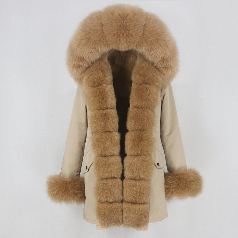 TEEK - Real Winter Detachable Coat 2 | Various Colors COAT theteekdotcom beige camel XS 