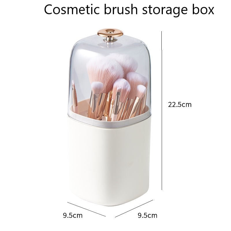 TEEK - Luxury Cosmetic Storage Display Capsule Organizers MAKEUP STORAGE theteekdotcom Brush Box White  