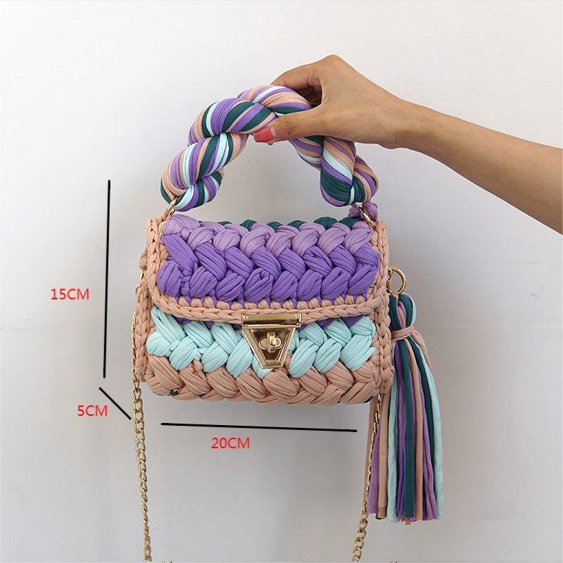 TEEK - Tassel Thread Handbag BAG theteekdotcom   