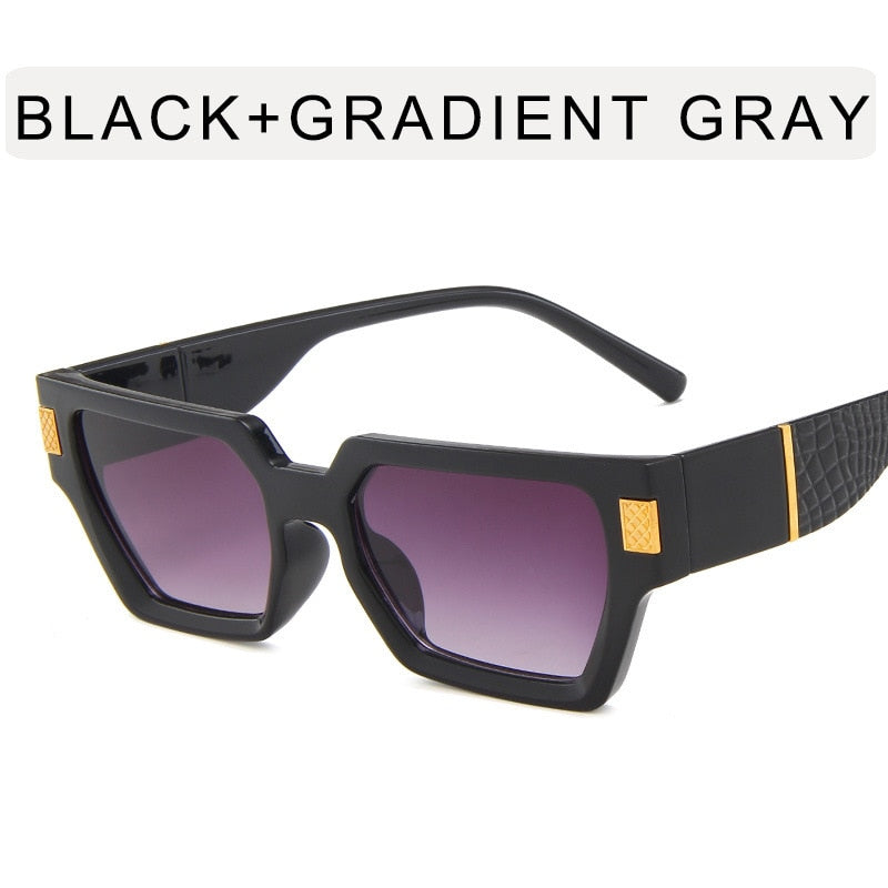 TEEK - Check Day Sunglasses EYEGLASSES theteekdotcom Black Double Gray  