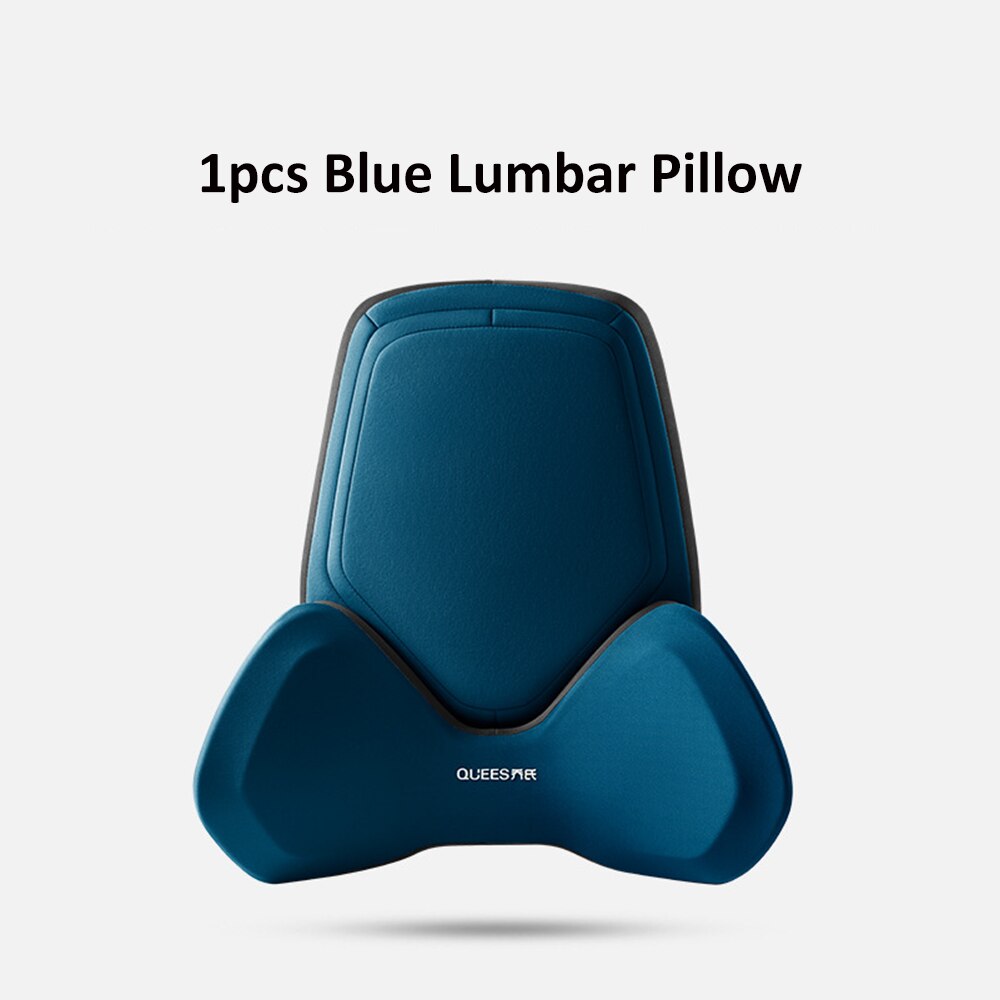 TEEK - Universal Posture Correction Headrest and Lumbar Support Cushions AUTO ACCESSORIES theteekdotcom 1pcs Blue back  