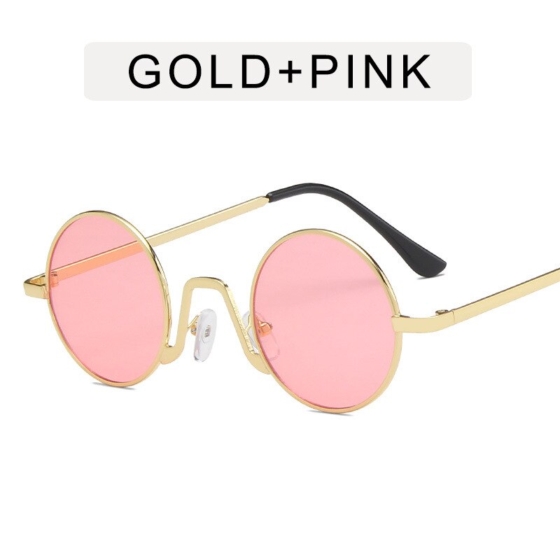 TEEK - Down Round Sunglasses EYEGLASSES theteekdotcom GoldPink  