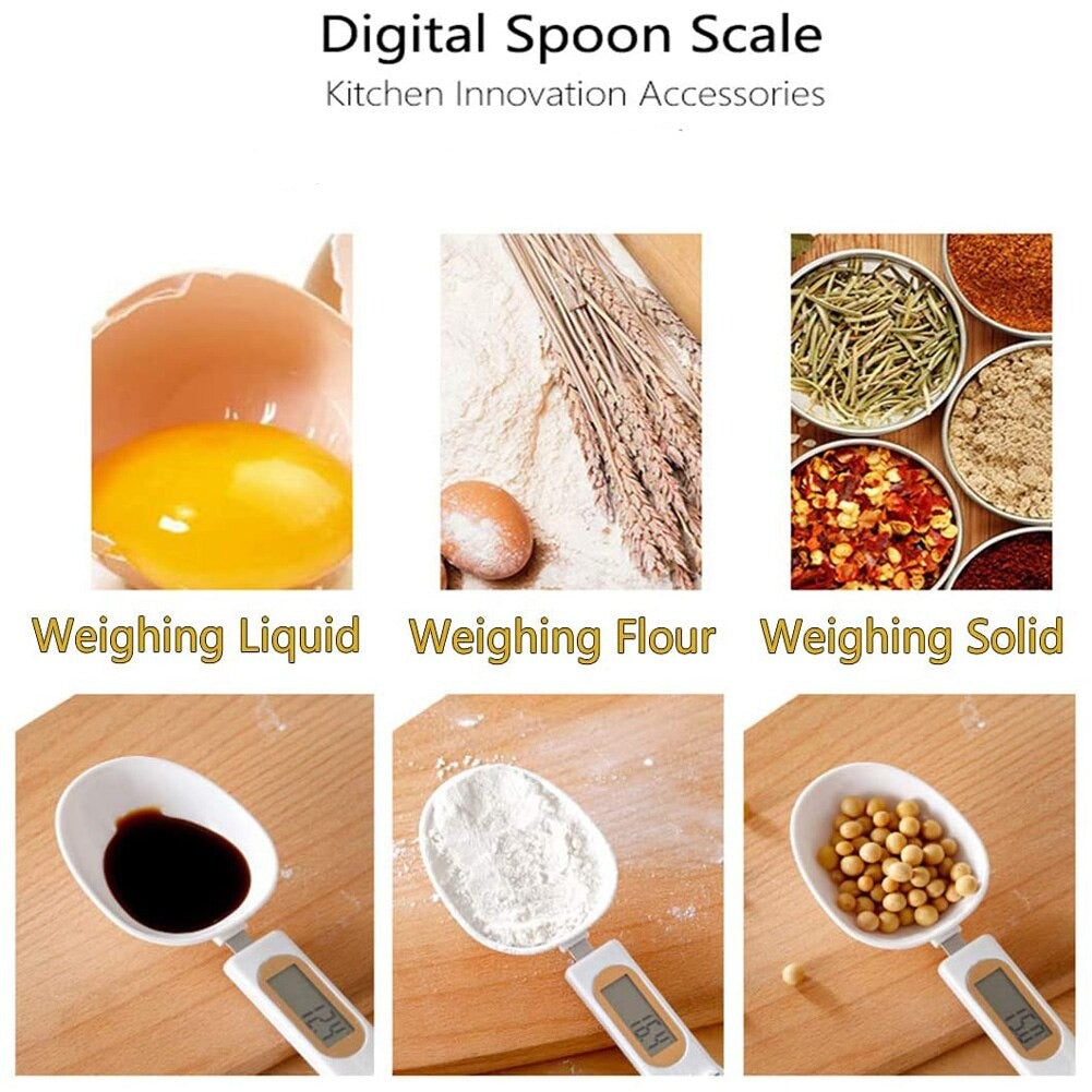 TEEK - LCD Digital Scale Electronic Weight Measuring Spoon UTENSILS theteekdotcom   