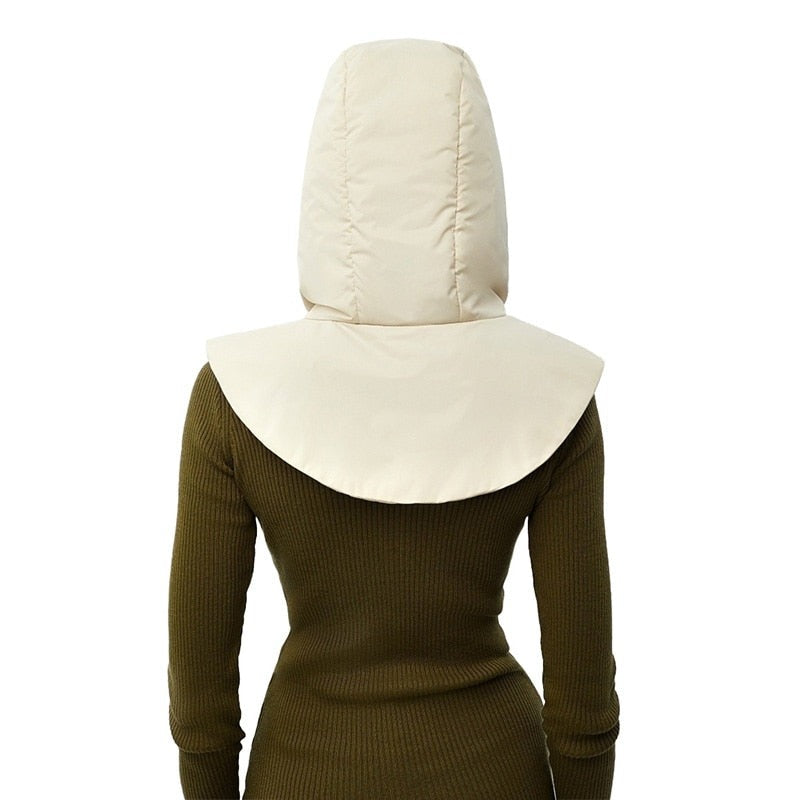 TEEK - Womens Sleeveless Cropped Puff Hoodie Top HAT theteekdotcom   