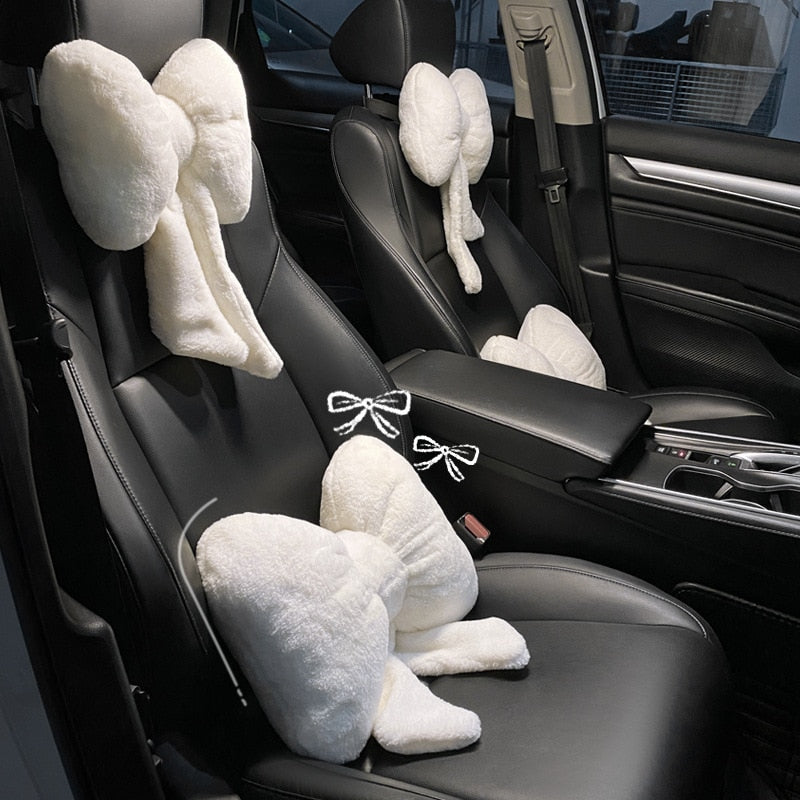 TEEK - Plump Full Bowknot Car Seat Cushions AUTO ACCESSORIES theteekdotcom   