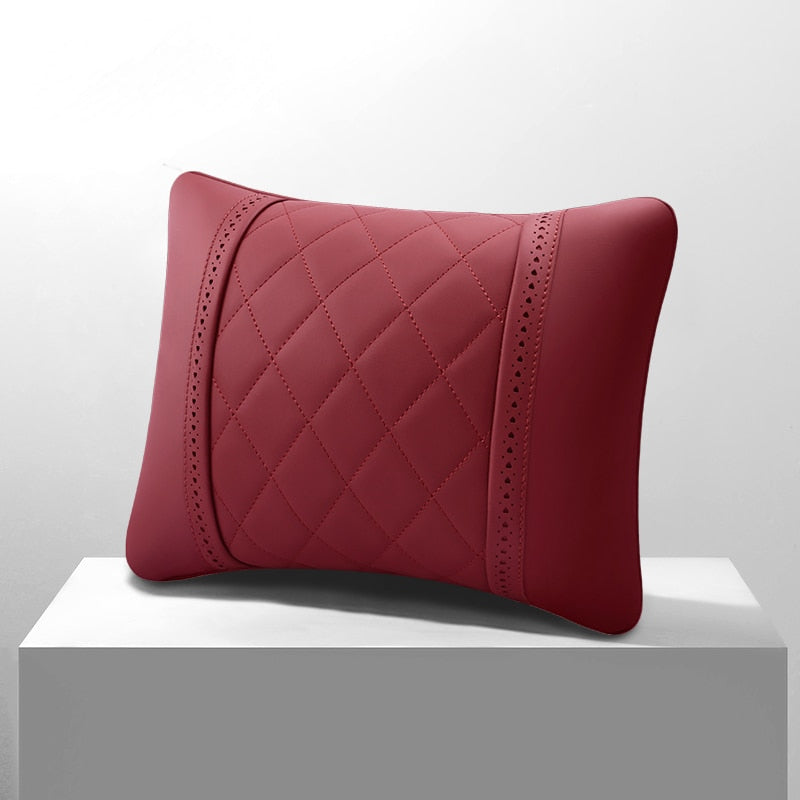 TEEK - Detailed Luxury Car Pillow Set AUTO ACCESSORIES theteekdotcom red lumbar  