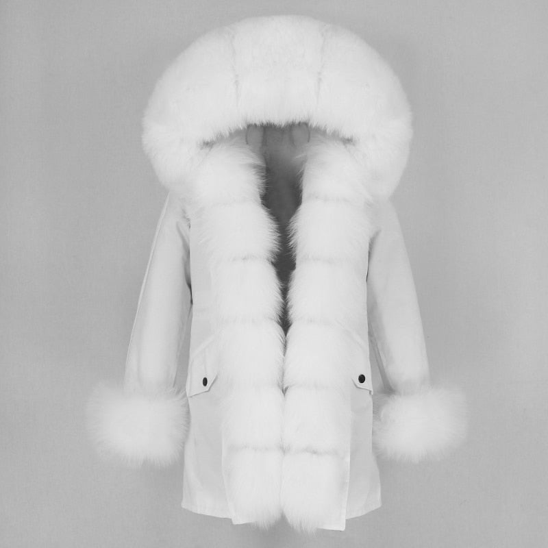 TEEK - Real Winter Detachable Coat 1 | Various Colors COAT theteekdotcom full white XS 