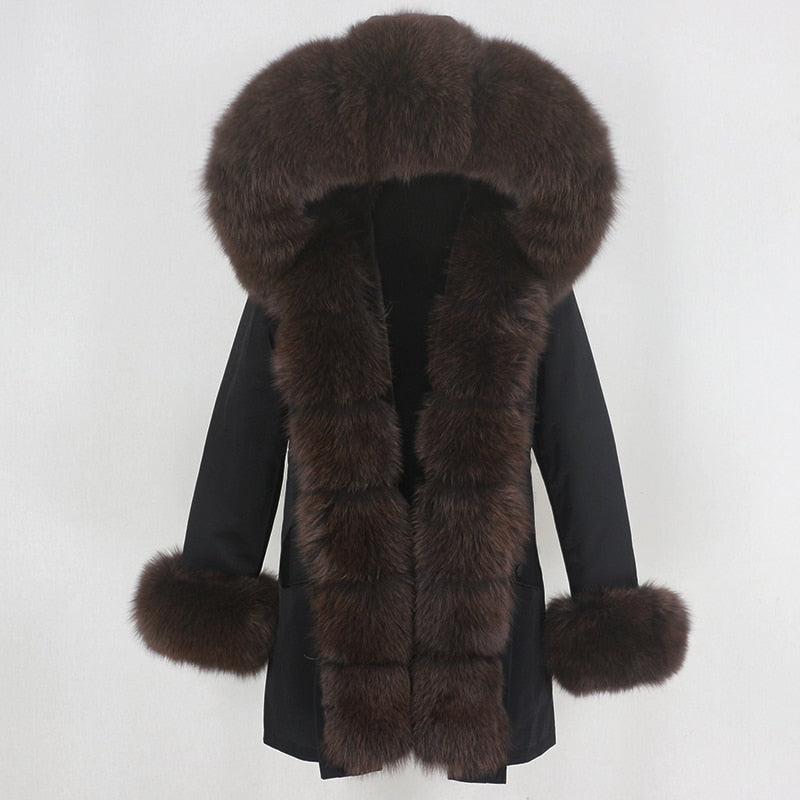 TEEK - Real Winter Detachable Coat 1 | Various Colors COAT theteekdotcom black dark brown2 XS 