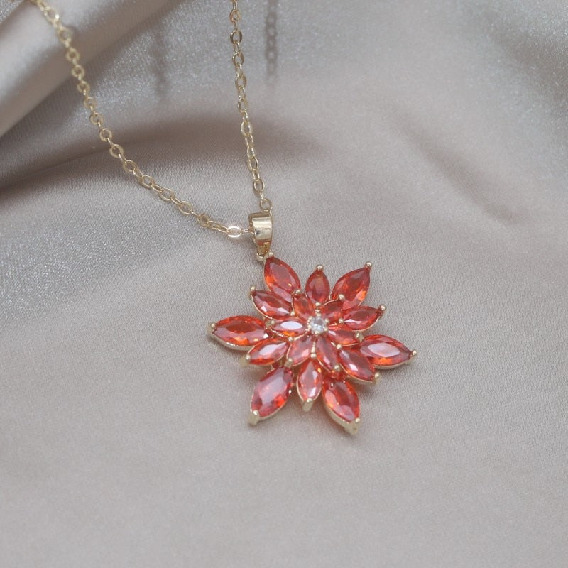 TEEK - Variety of Sparkle Twinkle Jewelry JEWELRY theteekdotcom orange necklace  