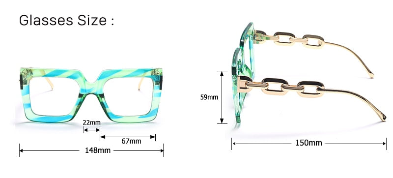 TEEK - Anti-Blue Light Oversized Opp Eyewear EYEGLASSES theteekdotcom   