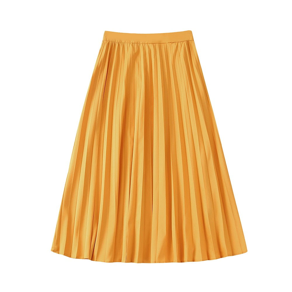 TEEK - Pleated Solid Skirt SKIRT theteekdotcom XS 25-30 days 