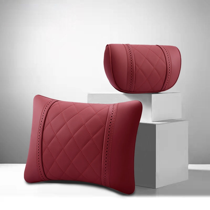 TEEK - Detailed Luxury Car Pillow Set AUTO ACCESSORIES theteekdotcom red set  