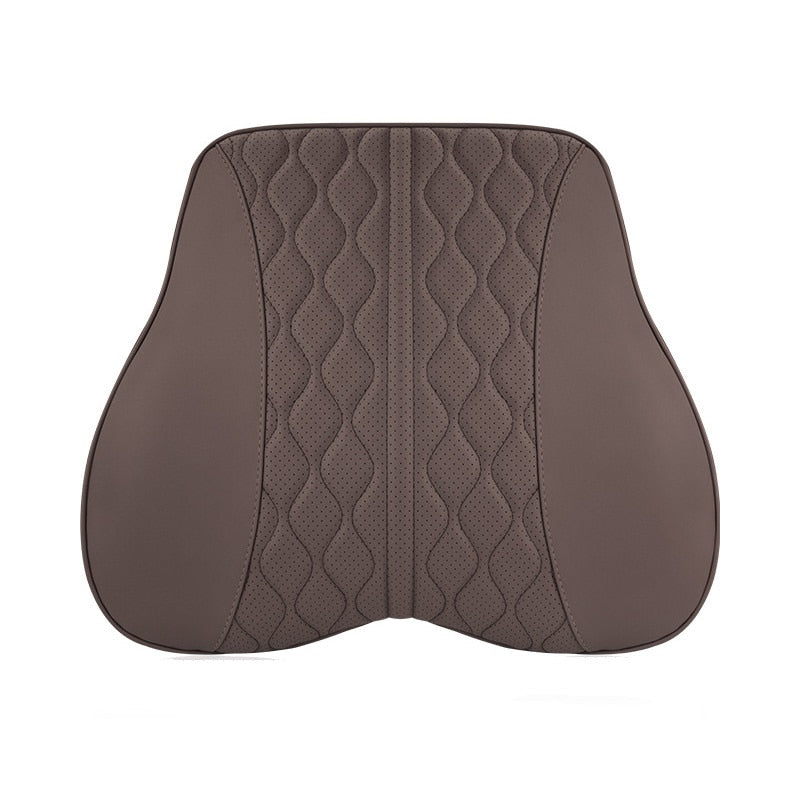 TEEK - Driving Memory Foam Support Cushions AUTO ACCESSORIES theteekdotcom Lumbar Coffee  
