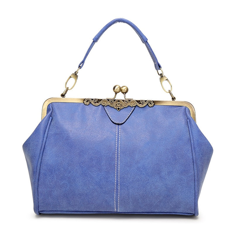 TEEK - Madam Handle Handbag BAG theteekdotcom Blue  