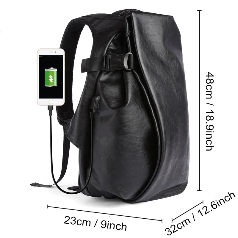 TEEK - Drop Bag Backpack & Optional Chest Bag BAG theteekdotcom Backpack Leather  