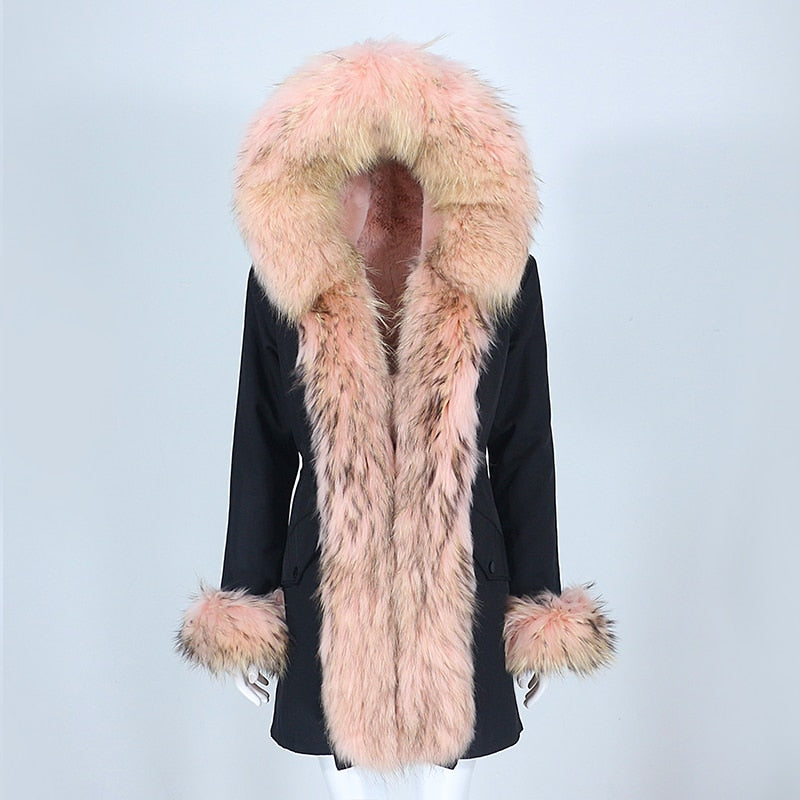 TEEK - Real Winter Detachable Coat 3 | Various Colors COAT theteekdotcom black pink R XS 