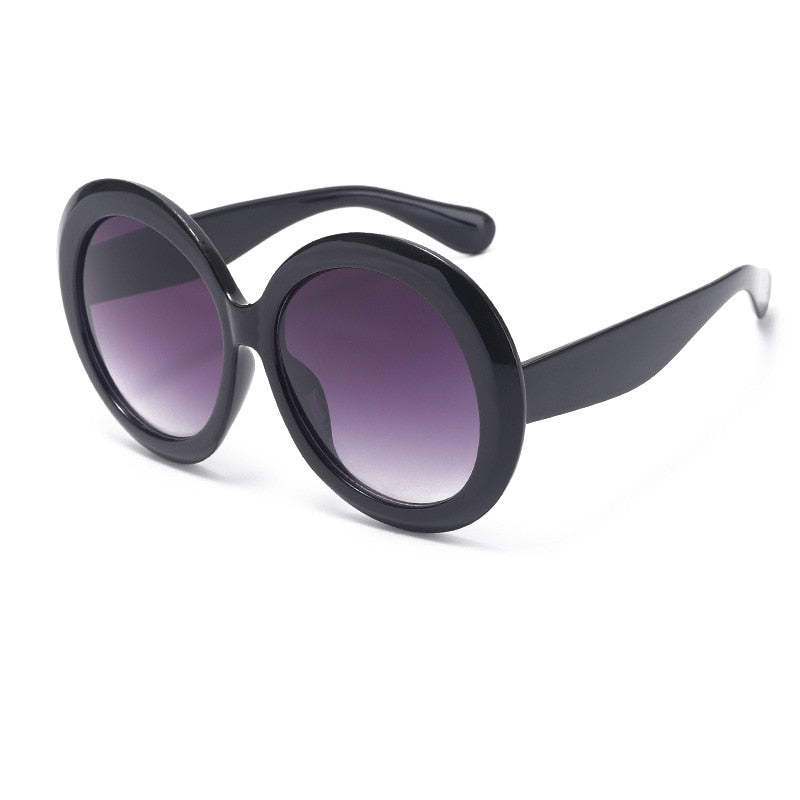 TEEK - Vintage Big Round Gradient Oversized Sunglasses EYEGLASSES theteekdotcom C2  
