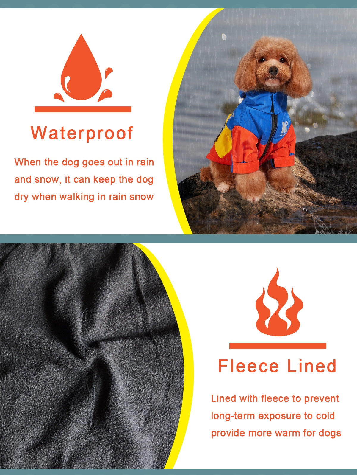 TEEK - Waterproof Warm Raincoat PET SUPPLIES theteekdotcom   