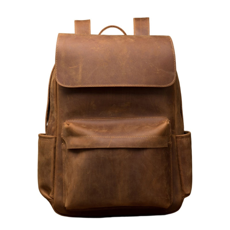 TEEK - GL Mens Vintage Style Backpack BAG theteekdotcom Coffee  