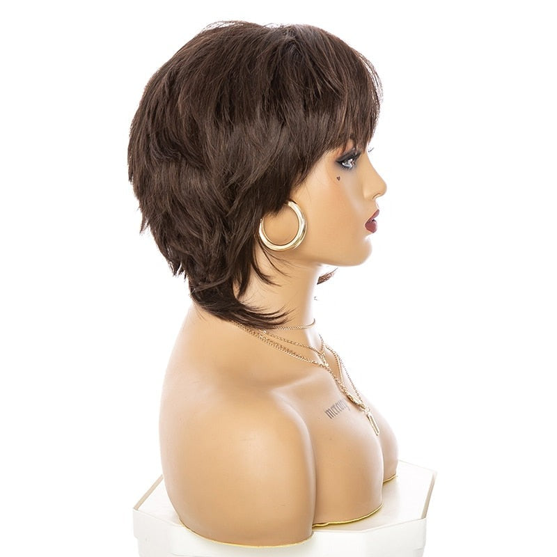 TEEK - Synth Short Shaped Taper Wigs HAIR theteekdotcom   