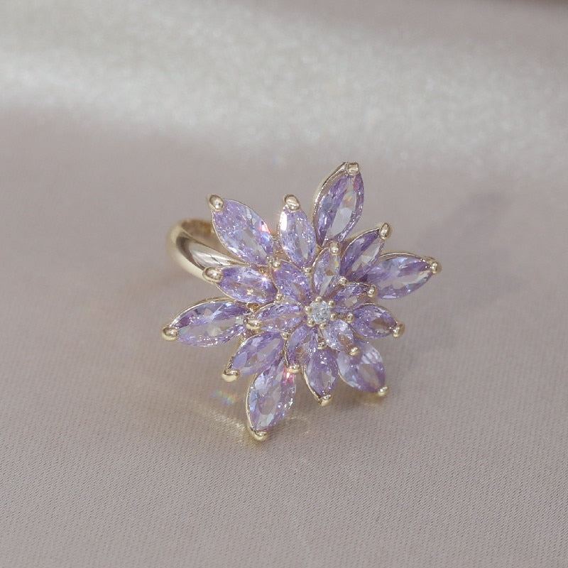 TEEK - Variety of Sparkle Twinkle Jewelry JEWELRY theteekdotcom rings purple gold  