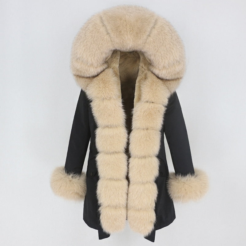 TEEK - Real Winter Detachable Coat 3 | Various Colors COAT theteekdotcom black beige XS 