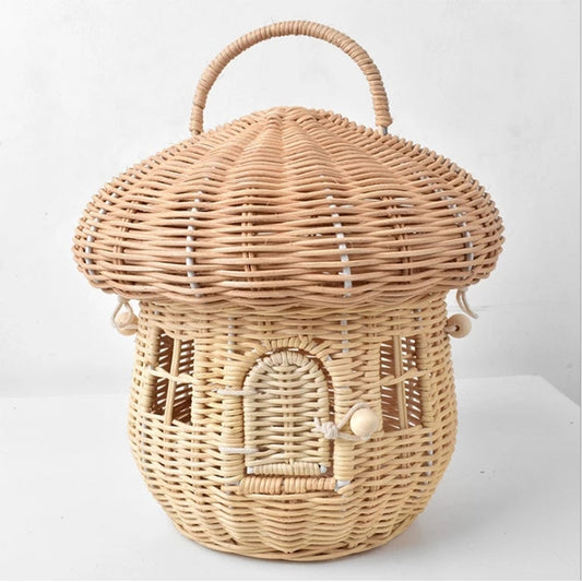 TEEK - Mushroom Basket and Acorn Straw Bags BAG theteekdotcom   