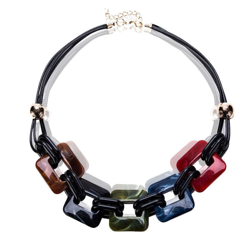 TEEK - Power Leather Cord Necklace JEWELRY theteekdotcom multicolor  