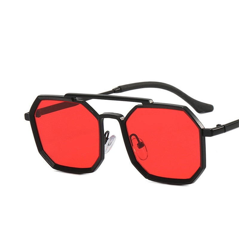TEEK - Their Polygon Sunglasses EYEGLASSES theteekdotcom BlackRed As shown 