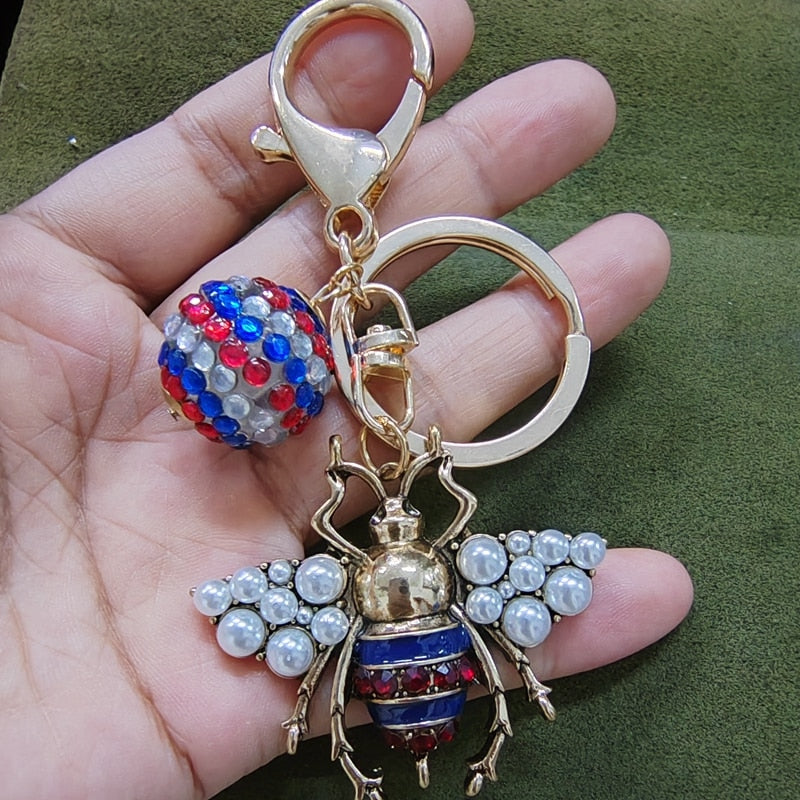TEEK - Handmade Elastic Pearl Bee Jewelry JEWELRY theteekdotcom Rhodium Plated  