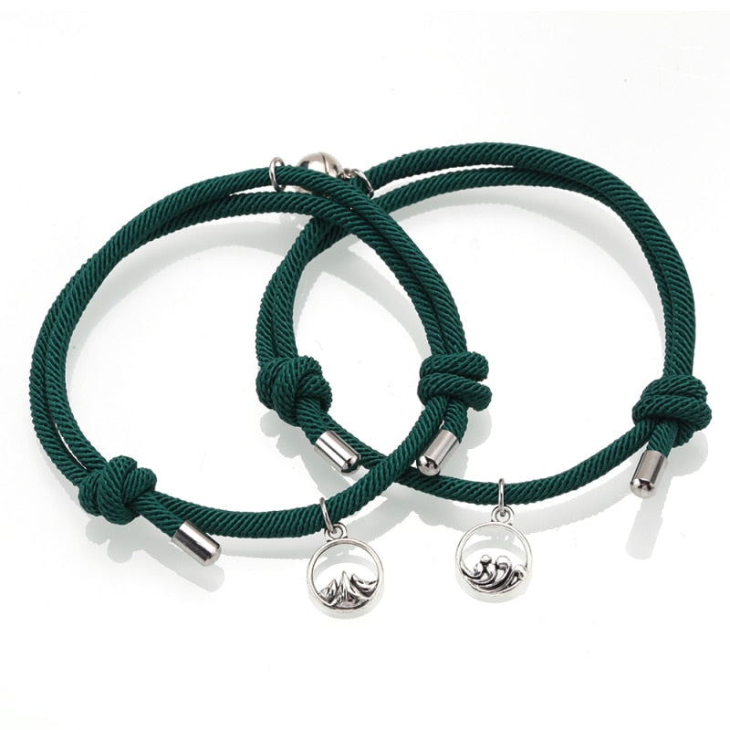 TEEK - Couple's Magnetic Bracelets JEWELRY theteekdotcom L Adjustable 