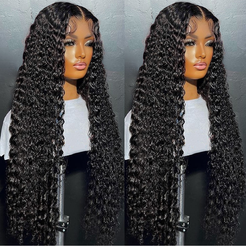 TEEK - Water Wave Cutie Curl Wig HAIR theteekdotcom 4x4 Lace Wig 8inches 180%