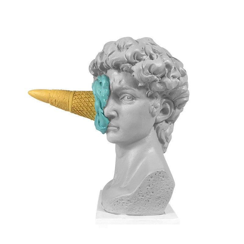 TEEK - Mythology Ice Cream David Statue HOME DECOR theteekdotcom   