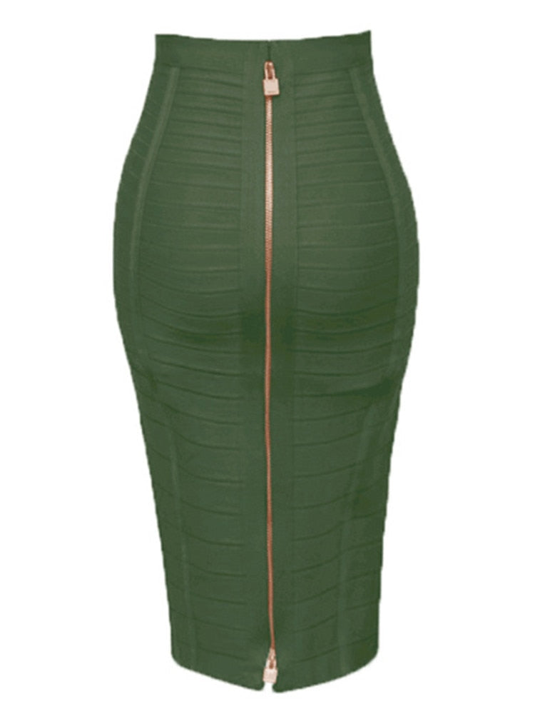TEEK - Baddie Bandage Skirt SKIRT theteekdotcom Army Green XS 