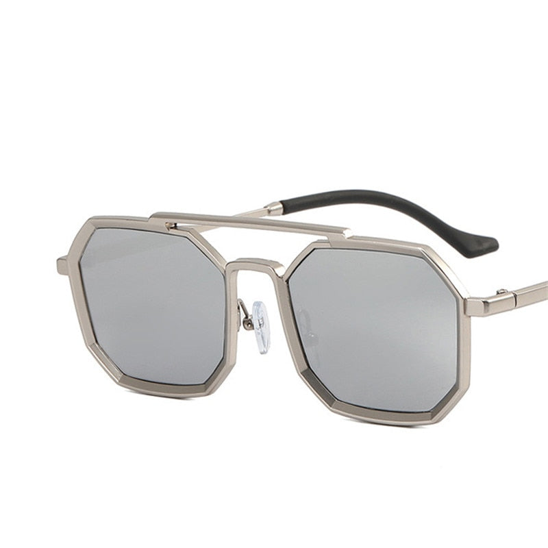 TEEK - Their Polygon Sunglasses EYEGLASSES theteekdotcom SilverSilver As shown 