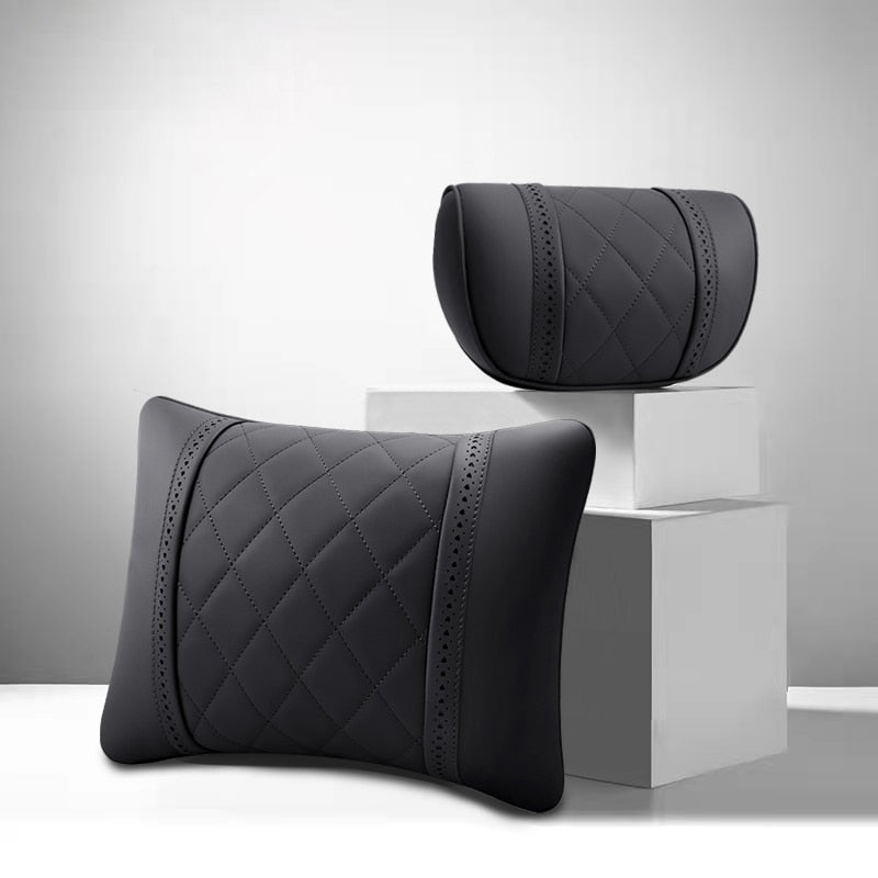 TEEK - Detailed Luxury Car Pillow Set AUTO ACCESSORIES theteekdotcom black set  