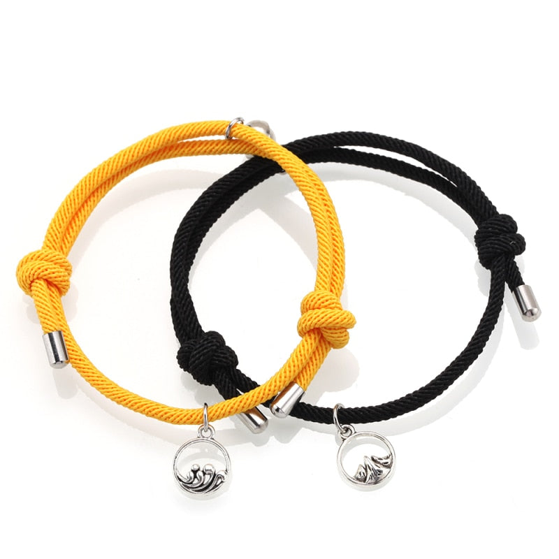 TEEK - Couple's Magnetic Bracelets JEWELRY theteekdotcom Q Adjustable 