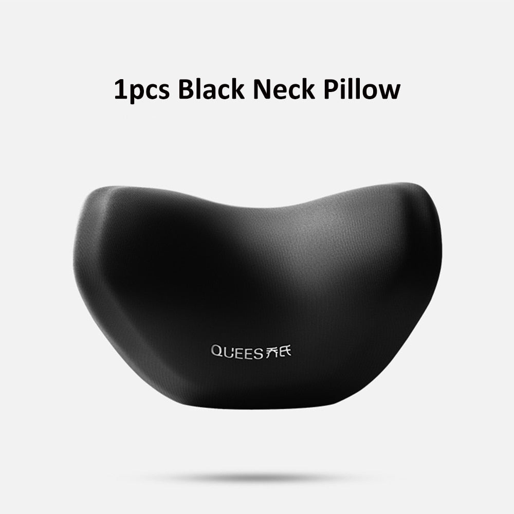 TEEK - Universal Posture Correction Headrest and Lumbar Support Cushions AUTO ACCESSORIES theteekdotcom 1pcs Black neck  