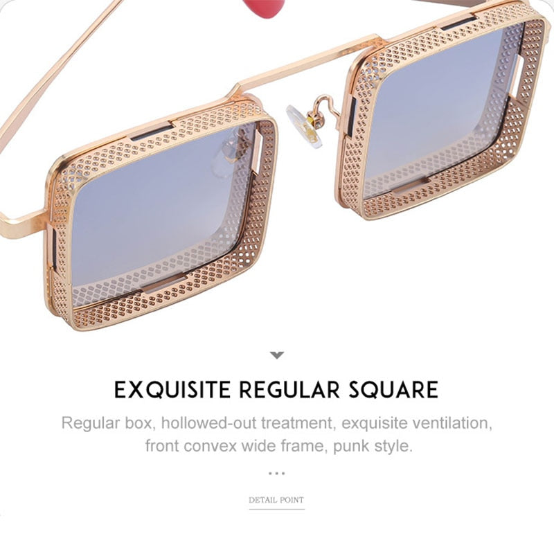 TEEK - Mens Square Accent Eyewear EYEGLASSES theteekdotcom   